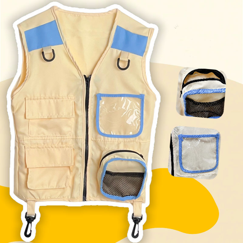 Outdoor Adventure With Kids - Çocuk Explorer yelek oyna Pretend Cosplay