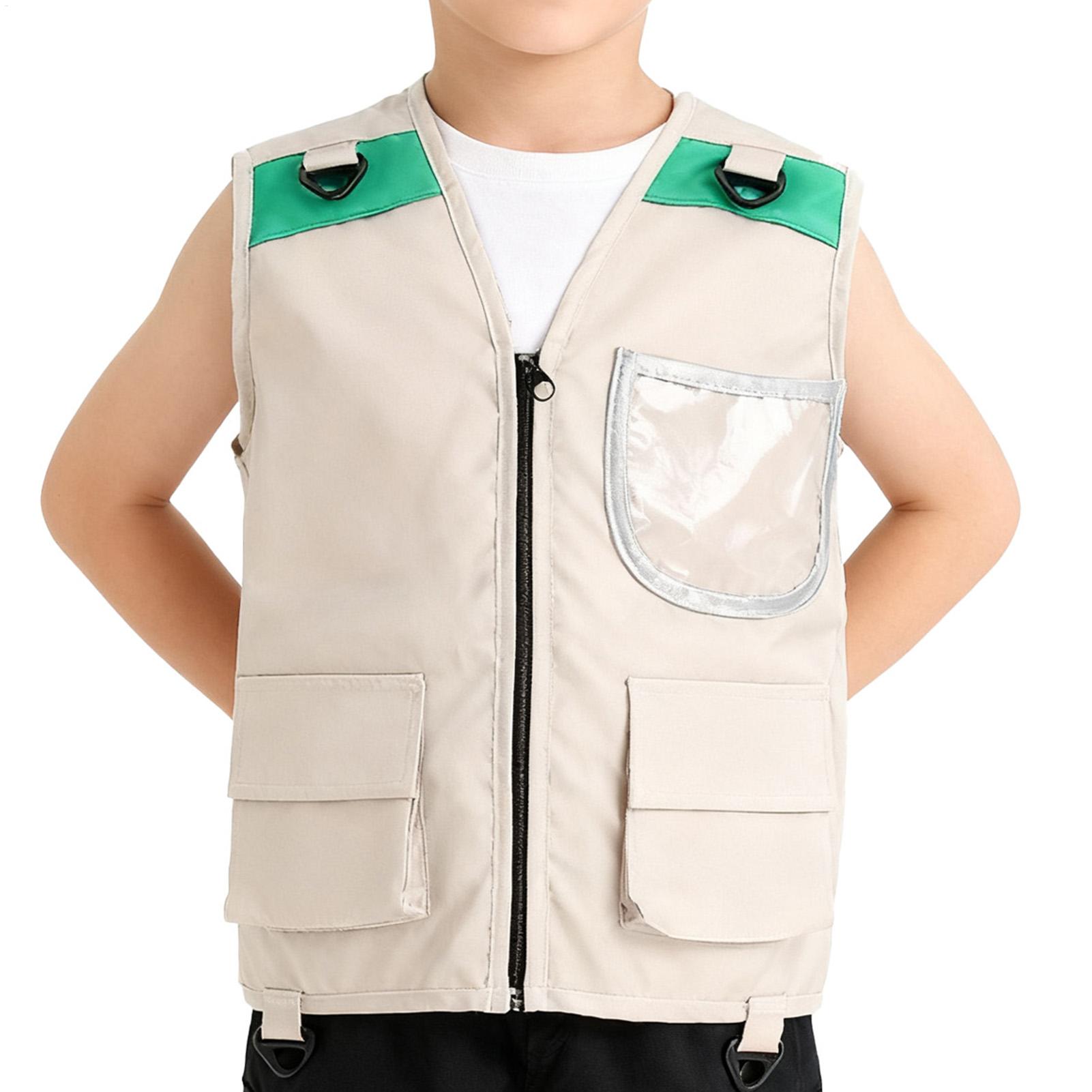 Outdoor Adventure With Kids - Çocuklar için Kaşif Yeleği Kostümü Safari