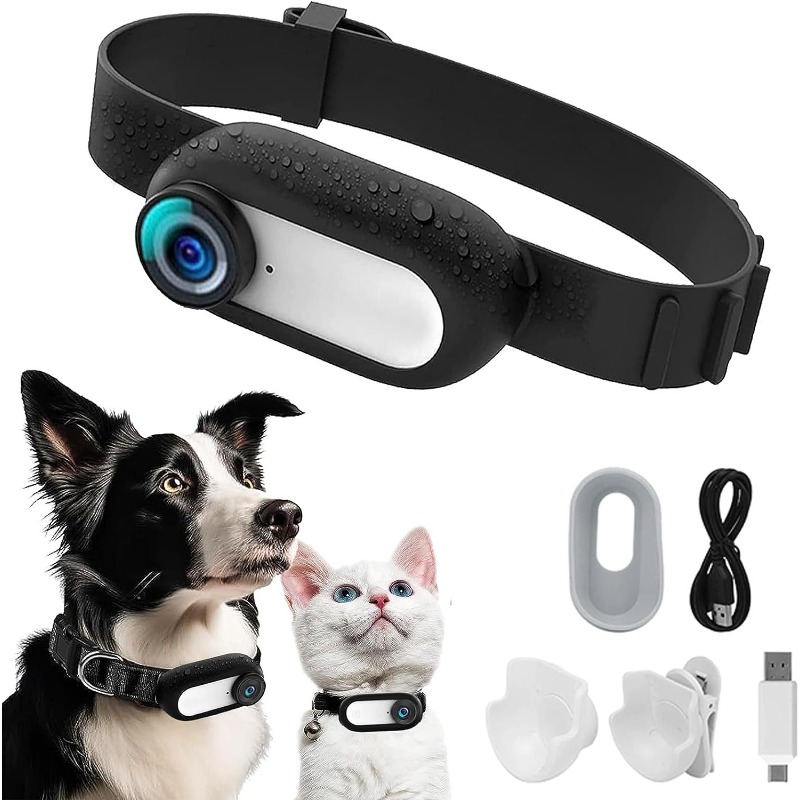 Outdoor Adventure Videos - Evcil Hayvan Yaka Kamerası-Kedi/Köpekler için Su