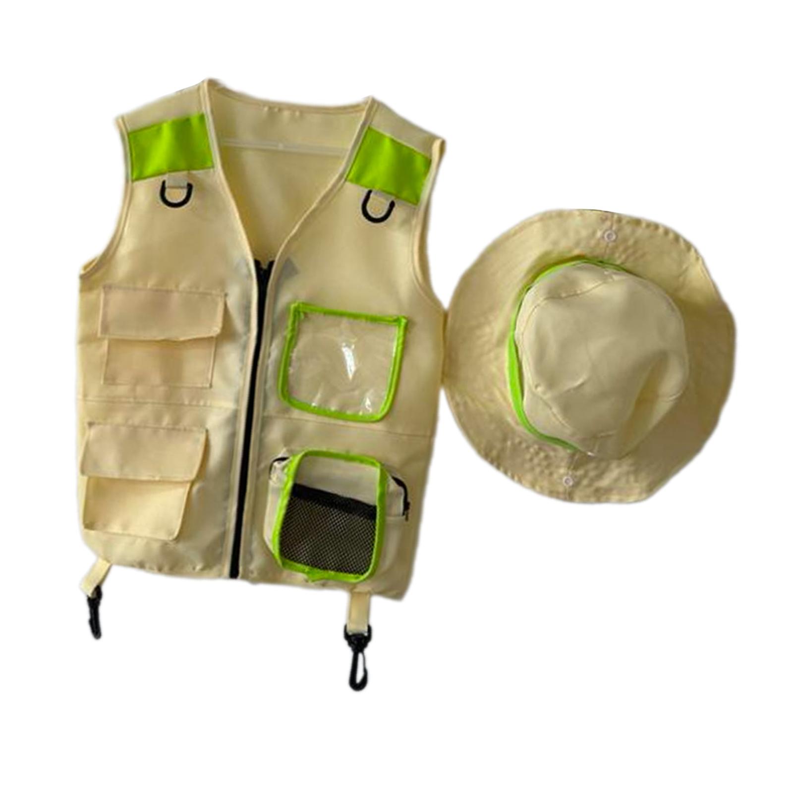 Outdoor Adventure For Toddlers - Çocuklar için Kaşif Yeleği Şapkası, Balıkçılık