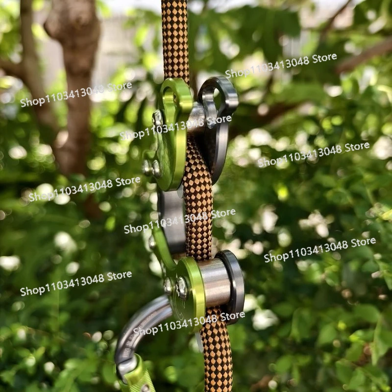 Outdoor Adventure With Kids - Sekiz Halkalı Tırmanma Ağacı Mekanik Tutucu