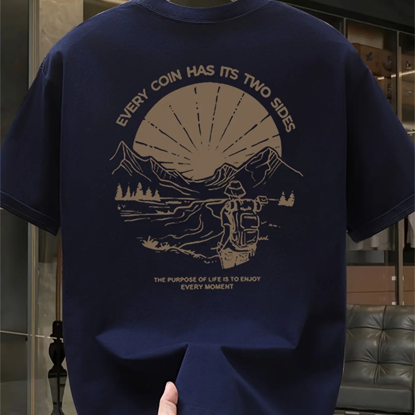 Vintage Dağ Yürüyüşü Grafik T  - Outdoor Adventure Quotes Short incelemesi ve fiyatı