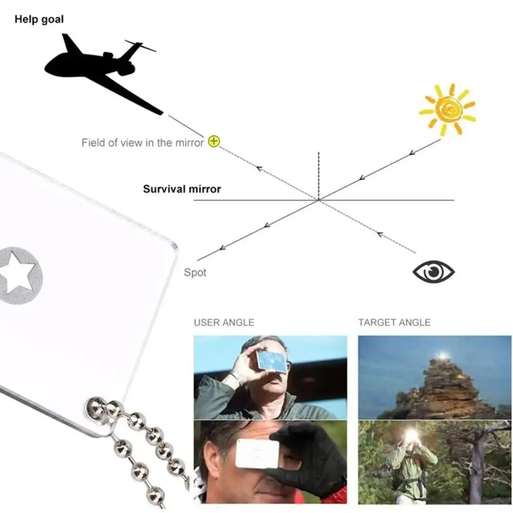 Yansıtıcı Dış Mekan Sinyal Ayn - Signal Mirror Rescue incelemesi ve fiyatı