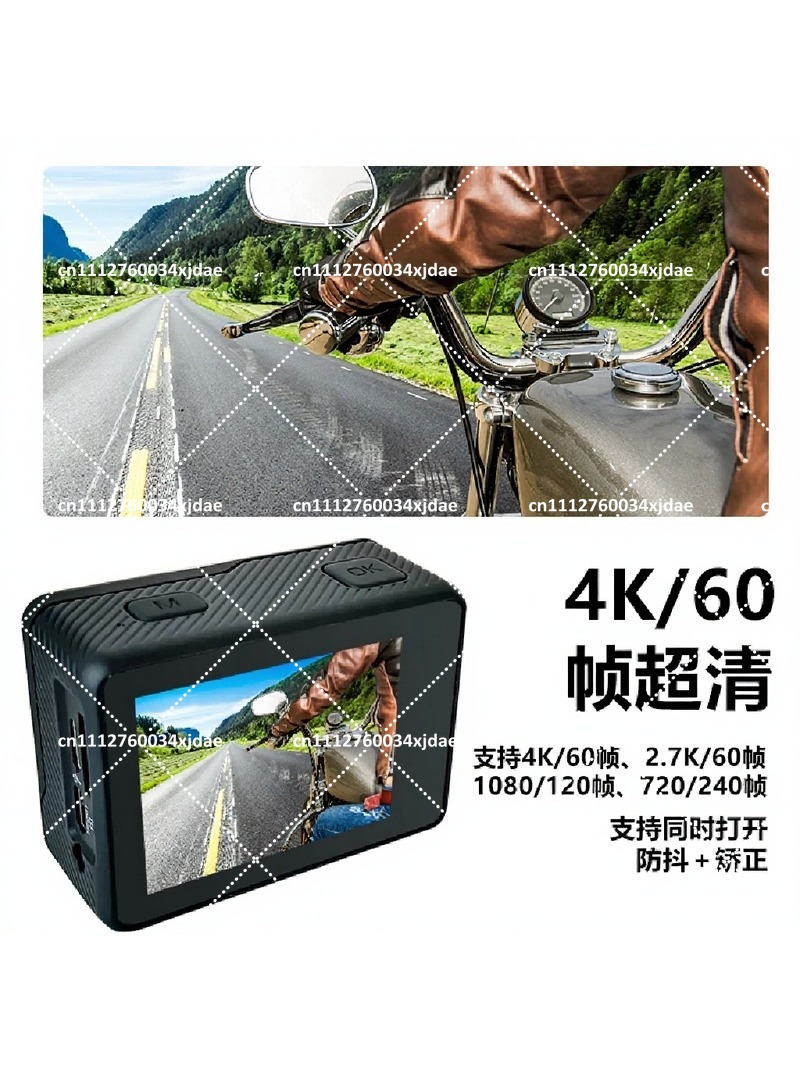 4K Aksiyon Kamerası 60FPS Çift - Outdoor Adventure Videos incelemesi ve fiyatı