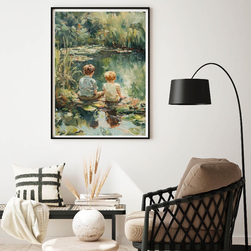 Vintage Erkek Odası sanat post - Outdoor Adventure With Kids incelemesi ve fiyatı
