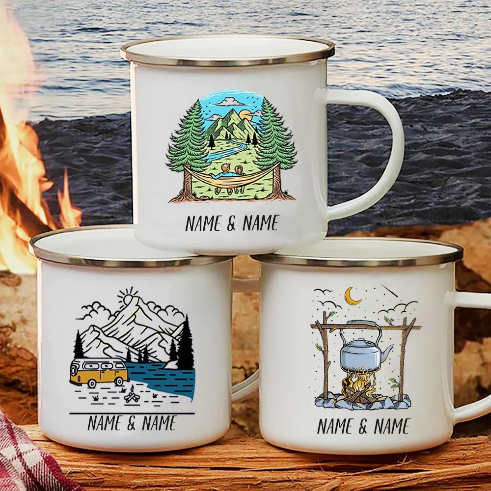 Camper, karavan baskılı, kamp  - Outdoor Adventure Names incelemesi ve fiyatı